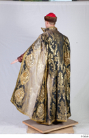  Photos Medieval Monk in gold habit 1 16th century Historical Clothing Monk a poses cloak whole body 0003.jpg